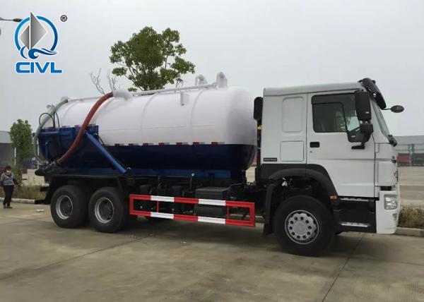 12m3/14 Cubic Meter Sewage / Waste / Manure Suck Truck / Vacuum Tanker / Italy  Pump