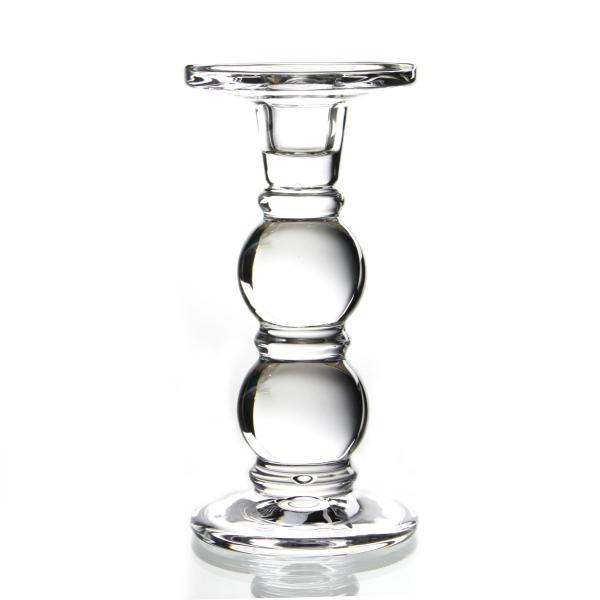 Classic Clear Glass candle holder for party wedding celebration