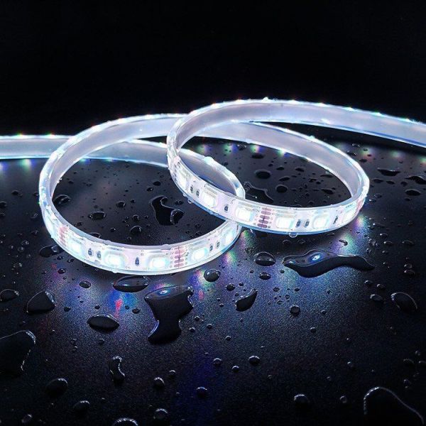 5050SMD IP68 Холодная белая светодиодная лента 5000 мм Клейкая задней светодиодной ленты