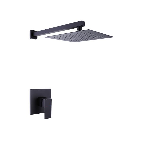 Штейновый черный роскошный набор смесителя Faucets ливня Bathroom дождя