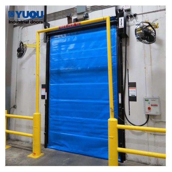 Cold Room 15ft Height High Speed Roller Shutter Door Refrigeration 1.2m/S Anti Collision