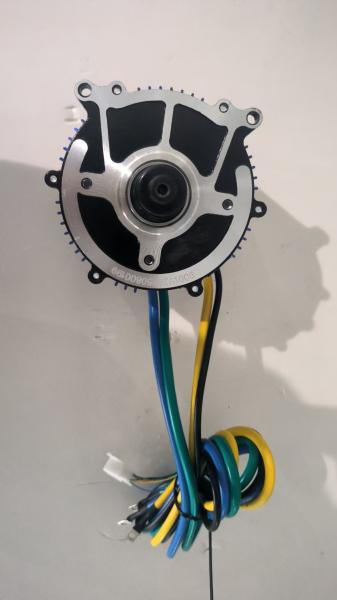 Moteur à aimant permanent MY1020 750W 48V DC à balais haute vitesse pour scooter