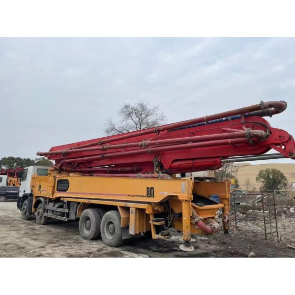 Germany Concrete Pump 56 Meter Used Truck-Mounted Construction Machine at Affordable