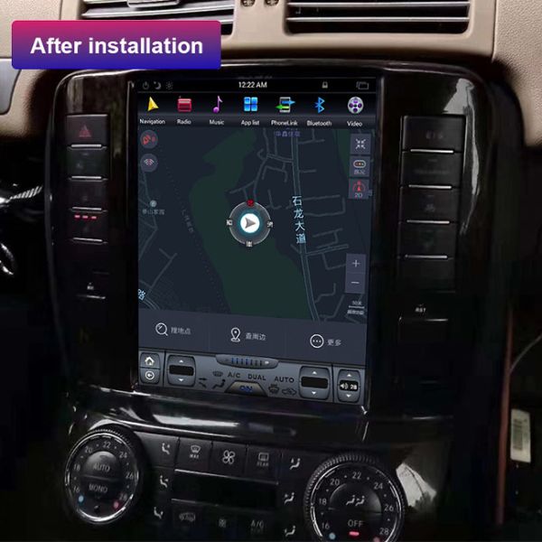 R280 R300 R320 Mercedes Benz Head Unit Car Stereo 64GB 10.4 Inch