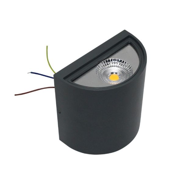 Outdoor IP65 Waterproof Semicircular COB 10W LED Wall Light for Hotel Lighting Villa Lighting