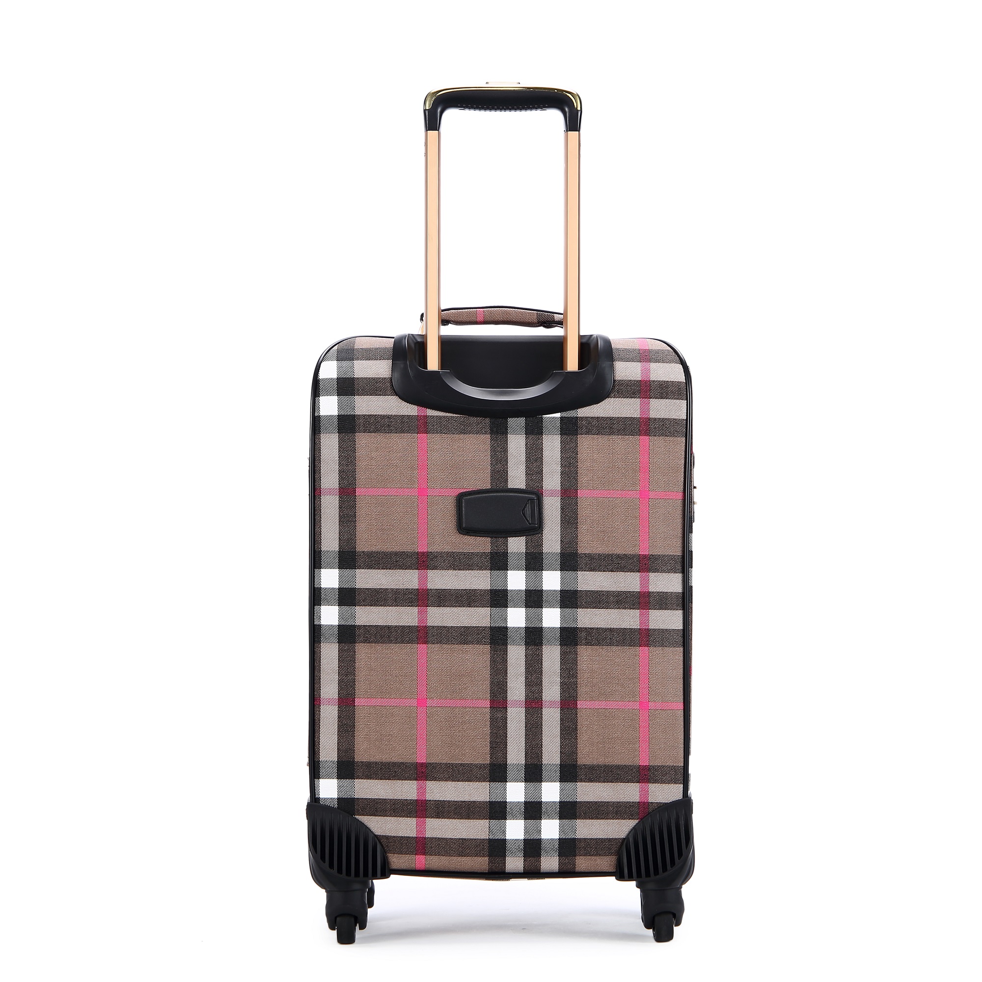 Unisex High Quality Aluminum Rod Trolley Suitcase New Design Leather Luggage with Spinner Caster PU Large Capacity Carry-On Set