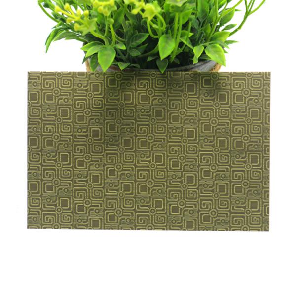 1m JIS Antique Stainless Steel Sheet Bronze Finish 304 316 Copper Brass Bronze Color