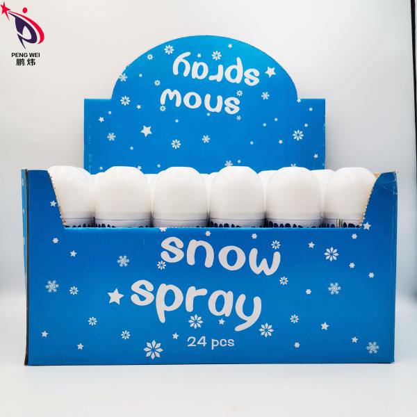 Nonflammable Fake Snow Spray Paint Nontoxic Tasteless For Marriage