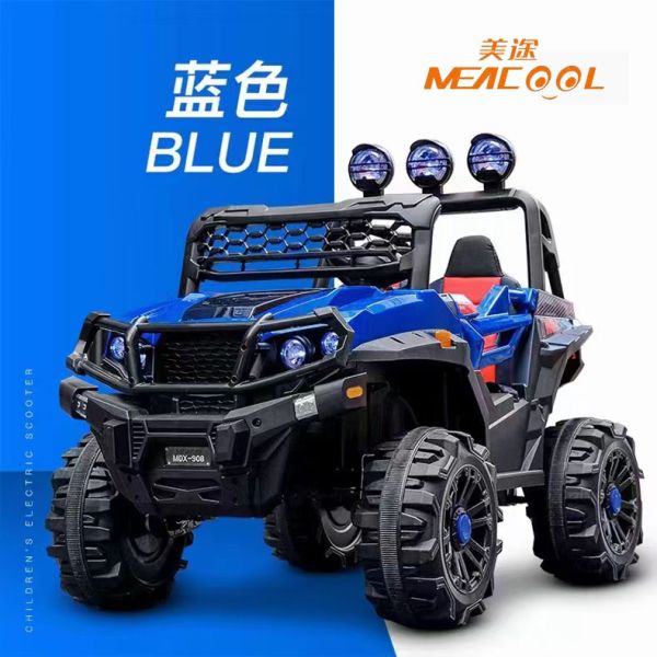 Fashionable 2 Seater Kids Electric Car With Remote And LED Lights CE Certified