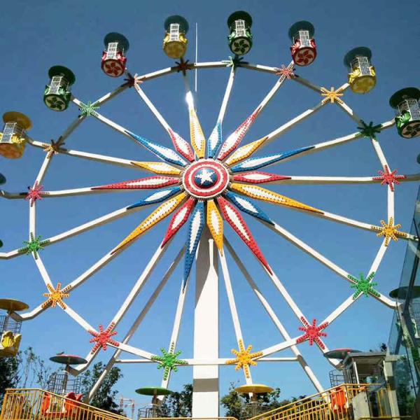 Antique Ferris Wheel Rated Load 72 Riders  Height 30m Luxury Design