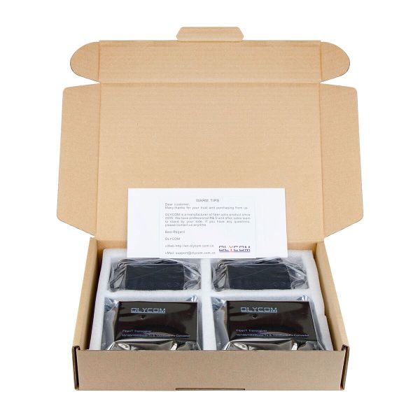 10/100/1000M Single Fiber duplex SC Connector 80KM Fiber Media Converter оптическое волокно в RJ45 преобразователь