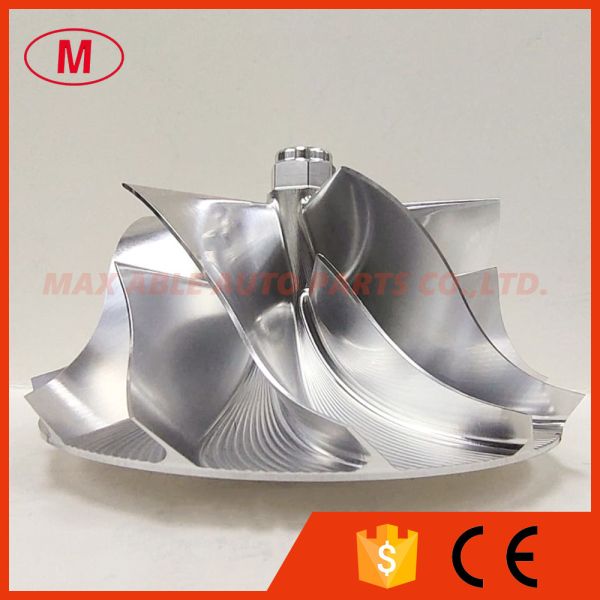 S400 forward 91.00/117.00mm 6+6 blades high performance turbocharger milling/aluminum 2618/billet compressor wheel
