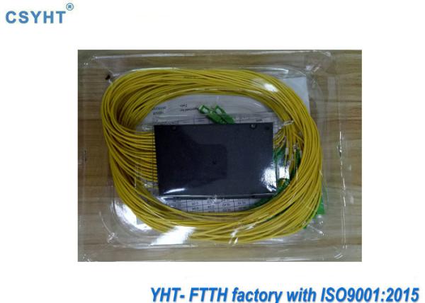 Environmental Stable Fiber Optic Audio Cable Splitter 1X32 SC/APC PLC 55dB Directivity