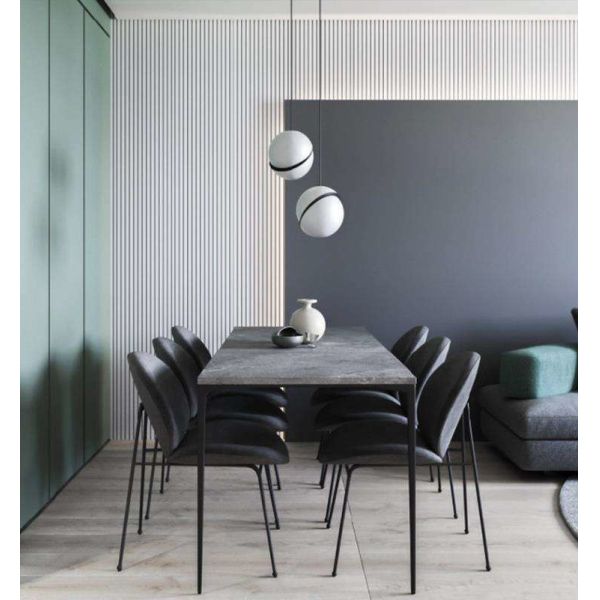 Внутренние декоративные стенные доски потолочная панель ПВХ покрытый бамбуковые волокна искусство лоувер фоновые панели WPC флейтированная плитка панель