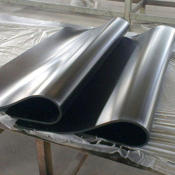 Hoja de goma industrial colorida no tóxica, grueso 1,0 milímetros - 100 milímetros