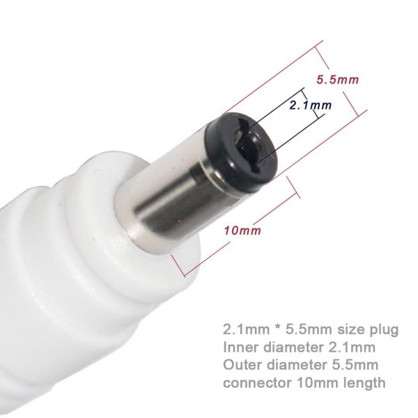 12В постоянный расширительный кабель 5,5x2,5 мм мужчина-женщина с переключателем 120 см