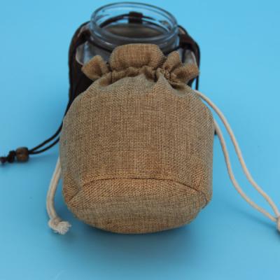 10 x sacos de cordão personalizados 15cm, saco da garrafa da cor feita sob encomenda único para o vinho