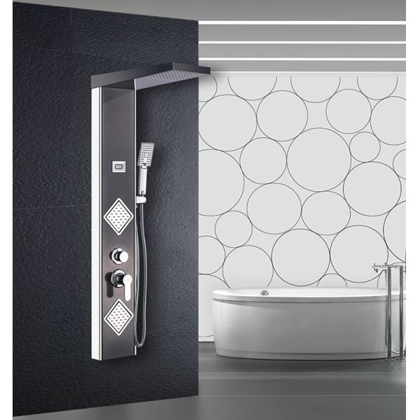 Modern 304 stainless steel waterfall bathroom wall shower panel