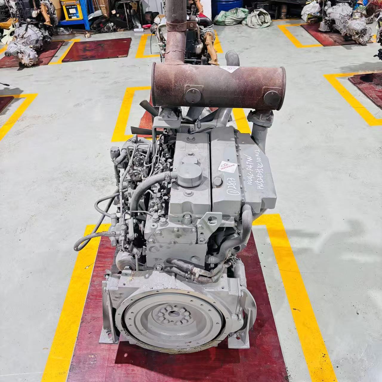 1004C Complete 3.99L Turbocharged Diesel Engine Assembly with 102 HP Max Power and Mechanical Inline Injection Pump