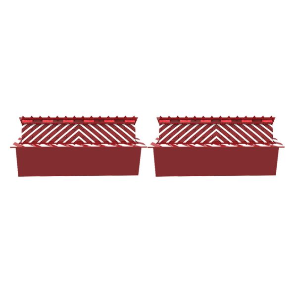 120 Tons Passing Pressure Hydraulic Road Blocker with 50-100m Remote Control and 16mm Top Plate Thickness Anti-Terrorism Road Barrier