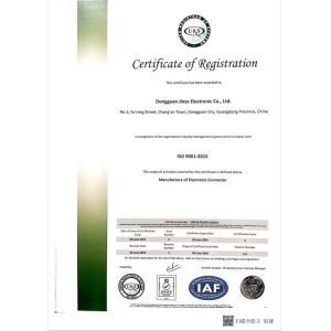 DONGGUAN JINZE ELECTRONICS CO.,LTD. Certifications
