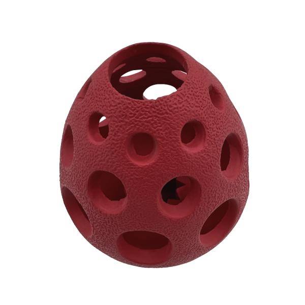 Jouet en caoutchouc pour animaux de compagnie Boule d'œuf, friandises - Dispenser Jouet à mâcher interactif durable