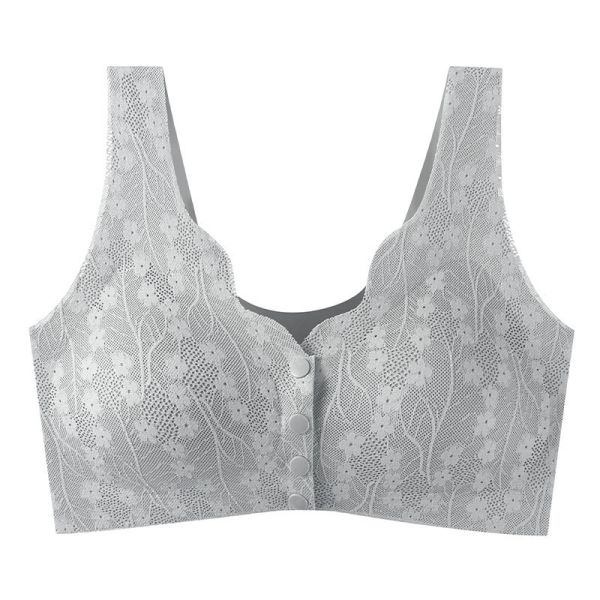 2025 New Arrival Front Closure Bra for Women Lace Seamless Women Sporty Wire Free Middle Age Ladies Women Bra