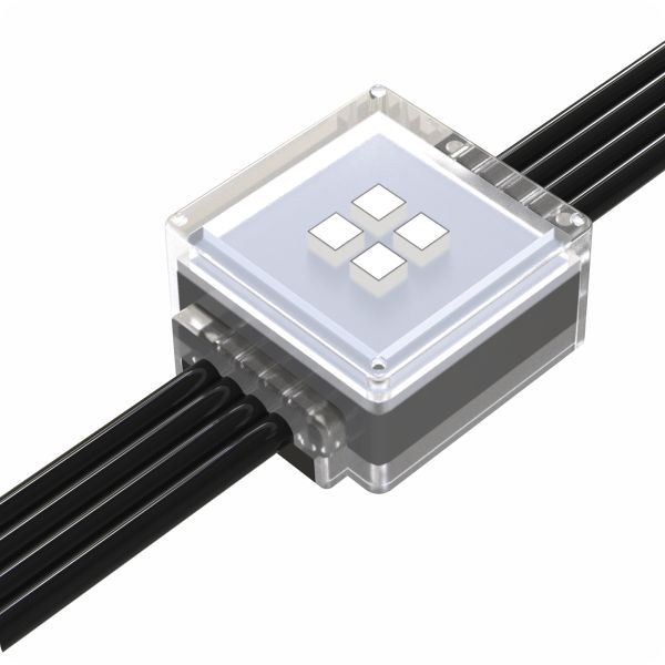 Полноцветный светодиодный точечный свет 3x16 бит Разрешение IP67 Led Mesh 4leds освещение