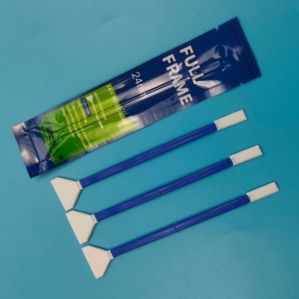 Individual Wrapped 24mm V Shape Microfiber Swab Double Ended Camera Cleaning Swab Full Frame Sensor Swab Detailing Swab