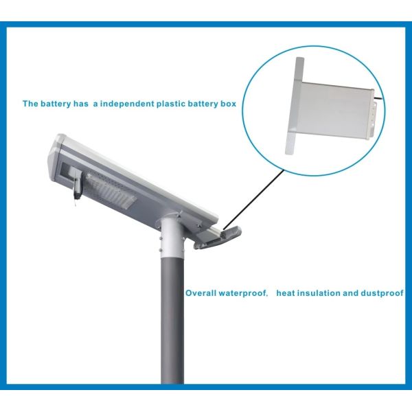 120w 180w Smart Solar Street Light , Integrated Type Solar Powered Led Street Lights