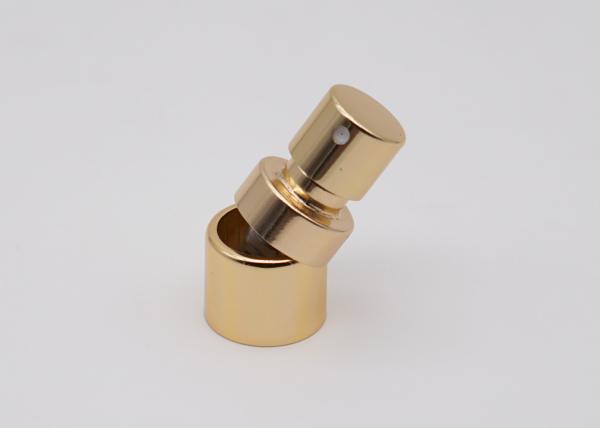 Crimp On Perfume Bottle Spray Pump FEA15mm , Aluminum Gold Sprayer Pump