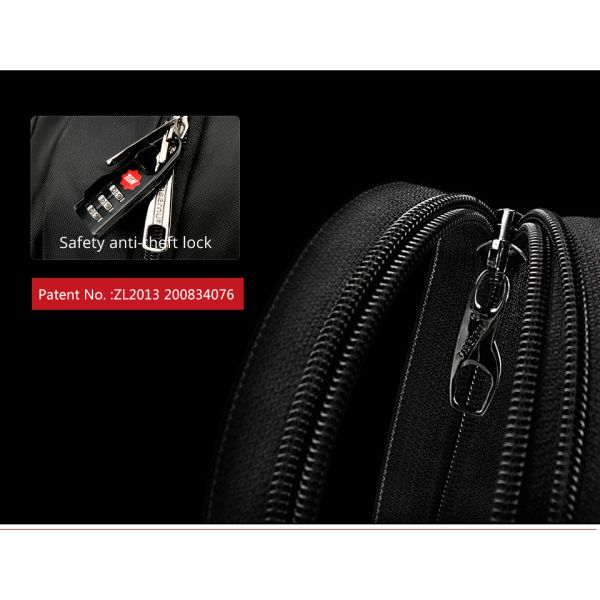 BSCI Usb Charging Business Travel Laptop Backpack For Men 29*9*20cm