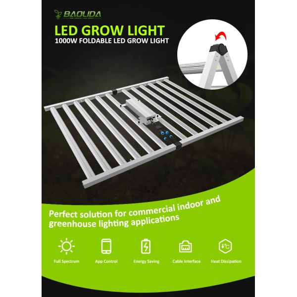 ETL 600W 720W 800W Светодиодная лампа полного спектра для выращивания растений 2,8 µMol/S/W