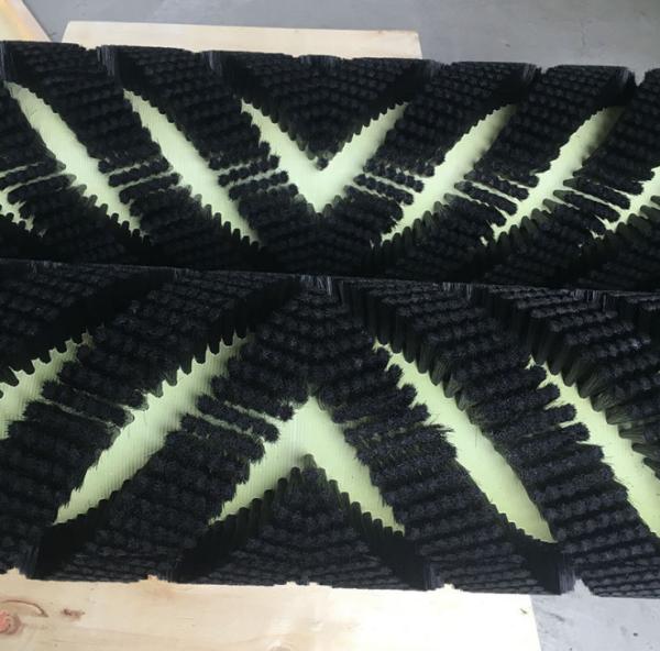 petit pain de nettoyage de nettoyage de 1050*190mm de vis en nylon noire de brosse