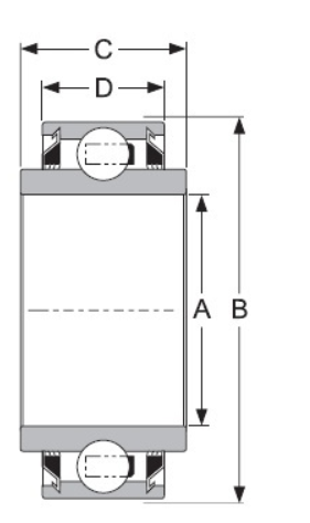 W208PP10 DC208TT10 Disc Harrow Agricultural Bearings Long Life