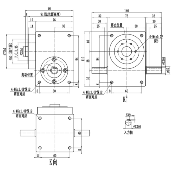 DF Series Free Stop Cam Indexer with Flange-mounted Design for Enhanced Stability and Wide Mounting Surface