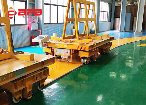 Изогнутая нагрузка 20м/Мин рельсов 500Т моторизовала вагонетку передачи