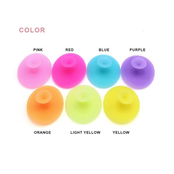 Wholesale Round Portable Silicon  Facial Cleaning Brush