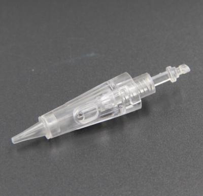 Cartucho permanente transparente das agulhas da composição para a pena da tatuagem da sobrancelha
