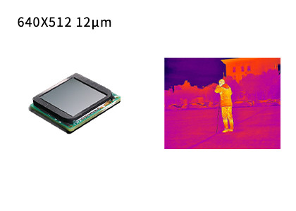 Light Weight LWIR Thermal Imaging Sensor with 640x512 Resolution and 12μm Pixel Size Focal Plane Array Microbolometer