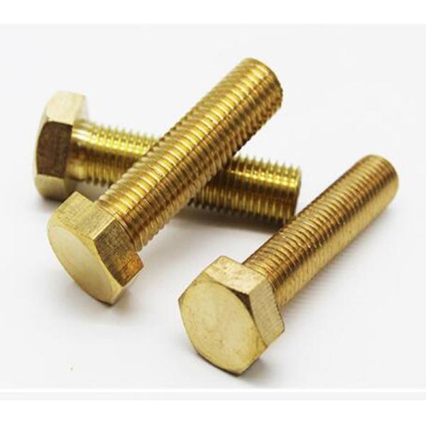 Din 933 Iso 4017 Hex Head Cap Screw Brass M3 - M20 Fully Threaded