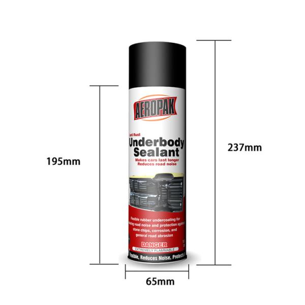 Aeropak 500ml Undercoating Spray Paint 24pcs/Ctn For Car Care Products