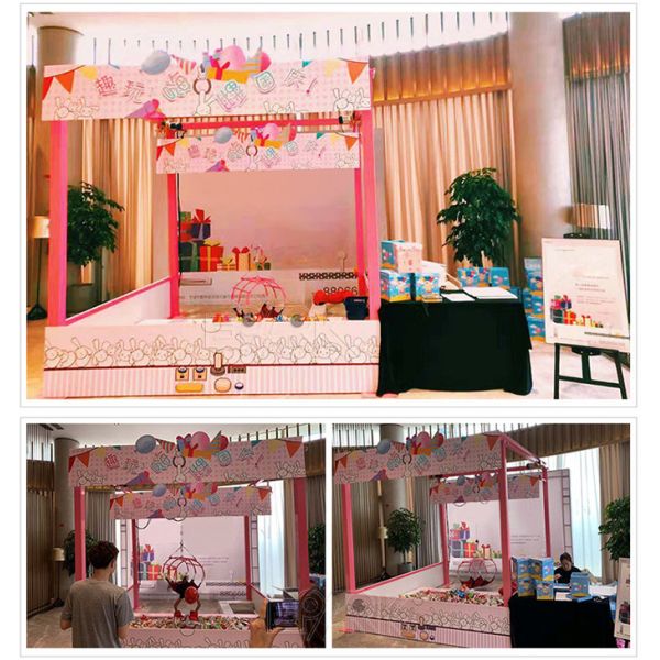 Indoor Big Shopping center Real human claw machine super large crane doll/gift machine