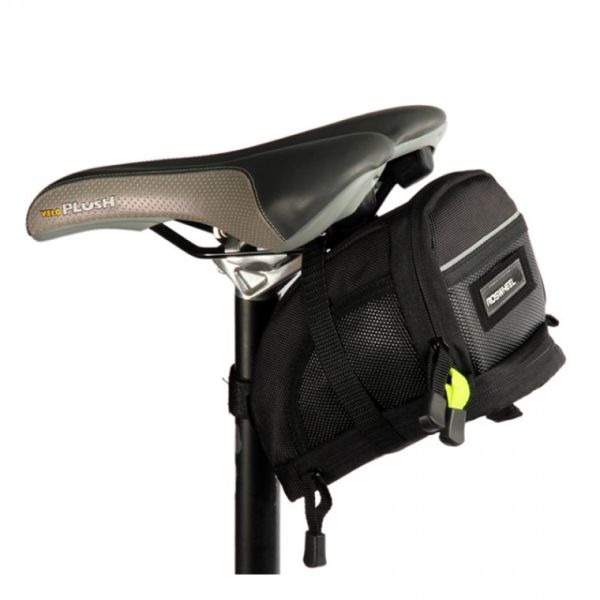 Free shipping Bicycle bike Bag Saddle Back Seat Tail Bike Bag Pouch Basket Velcro straps M