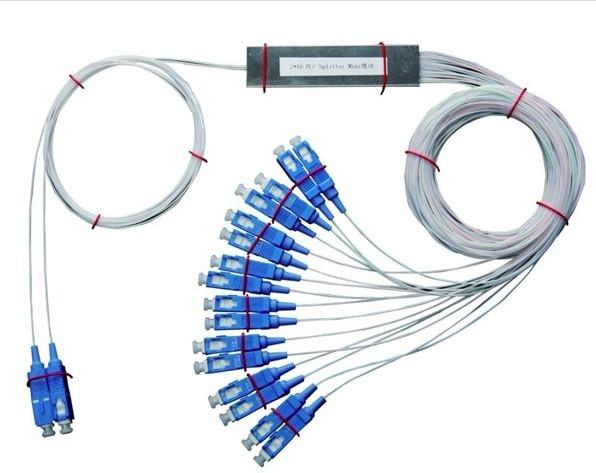 Low Excess Loss Single Mode Fiber Splitter , GPON Optical Splitter For FTTX Systems