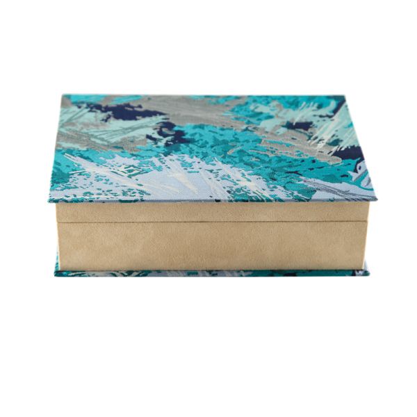 Роскошные подарочные коробки ювелирных изделий MDF выровнянными PU организатора и ссыпают бархатом