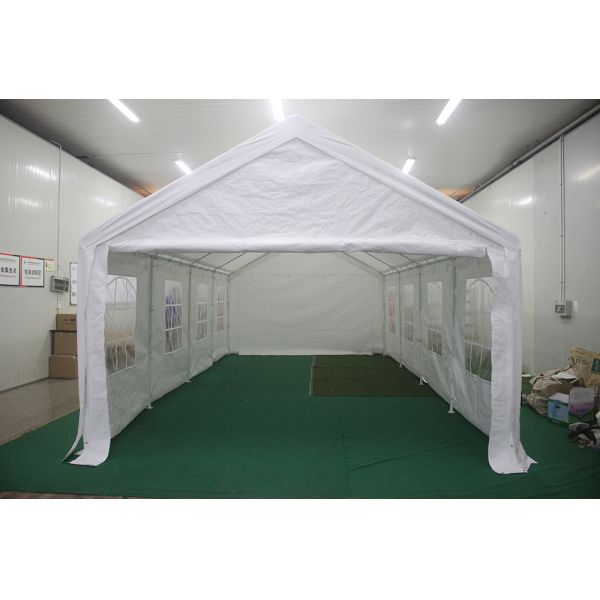 NATURE Pressure Treated Wood Type Outdoor 400*800cm Stretch Tents Metal Frame Marquee