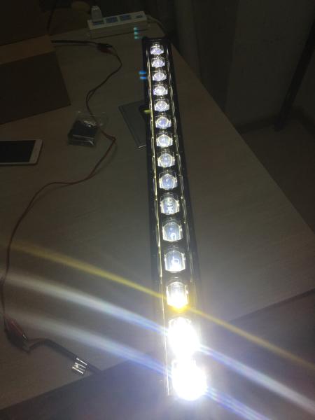 Waterproof Cree LED Light Bar Roof Mount Brackets 40 Inch 8D 180 w 16200lm