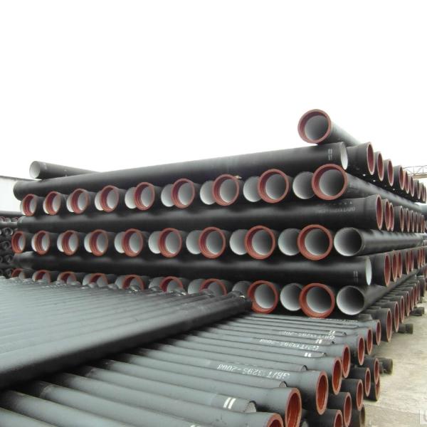 DN400 Ductile Cast Iron Pipe Zinc Bitumen Painting Mortar Cement Lining