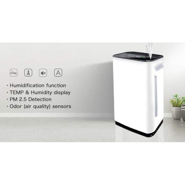 Energy Economical 86W HEPA Dust Desk Air Purifier Aluminum Mesh